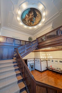 City archive interior staircase detail Minden Germany