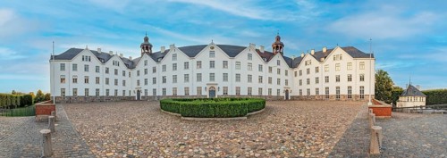 Panorama Plön Castle Germany