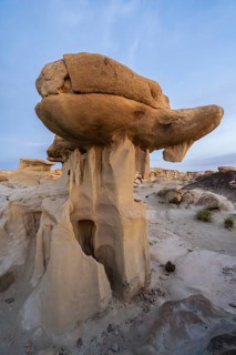 Explore the unique rock formations of Bisti De-Na-Zin Wilderness in New Mexico, USA Erosion and