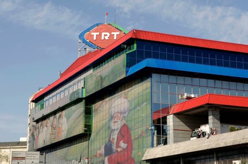 Istanbul, Turkey. April 28th 2012. TRT Turkish State TV building, Istanbul, Turkey