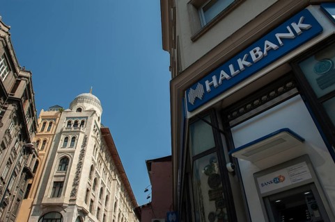 Istanbul, Turkey. September 11th 2018 Turkish Halkbank. Banking and Exchange Rate Crisis