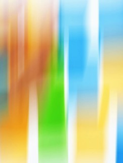 An abstract photograph depicting a canvas of multicolored vertical lines with blurred transitions
