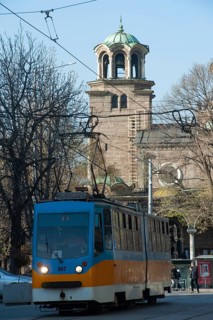Sofia, Bulgaria, June 4th 2019 Street Scenes of Downtown Sofia, Bulgaria