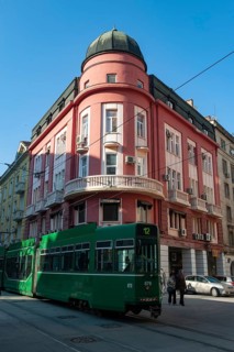 Sofia, Bulgaria, March 30th 2019. Street Scenes of Downtown Sofia, Bulgaria