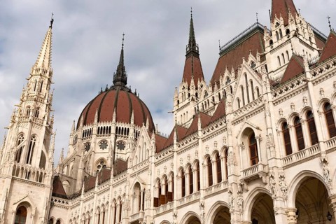 Budapest, Hungary. October 1st 2023 The Hungarian Parliament Building seat of the National Assembly