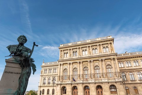 Budapest, Hungary. October 1st 2023 Hungarian Academy of Sciences, Magyar Tudomanyos Akademia,