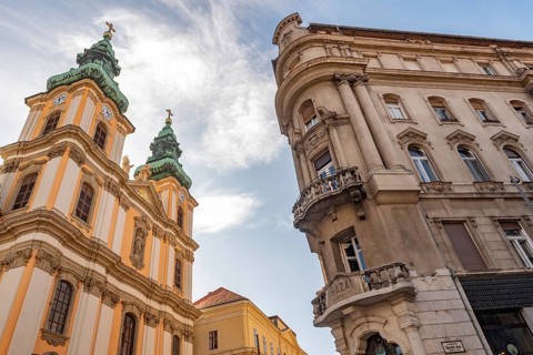 Budapest, Hungary. October 1st 2023 The Church of St Mary the Virgin, known as the University