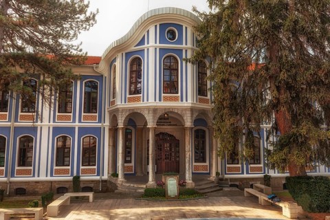 Veliko Tarnovo, Bulgaria. September 26th 2023 The Museum of the Bulgarian Revival and Constituent