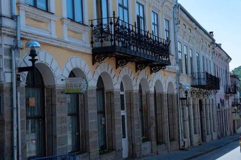 Veliko Tarnovo, Bulgaria. May 3rd 2018 The unique architecture of the Bulgarian town of Veliko