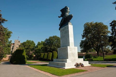 Belgrade, Serbia. July 23rd 2019 Monument of Gratitude to France, Kalemegdan Park, Begrade