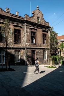 Belgrade, Serbia. July 23rd 2019 The trendy Skadarlija neighborhood of Old Belgrade