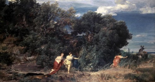 Arnold Böcklin (born 16 October 1827, died January 1901), Swiss painter, draughtsman, graphic
