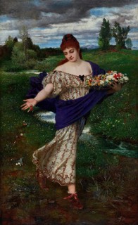 Arnold Böcklin (born 16 October 1827, died January 1901), Swiss painter, draughtsman, graphic