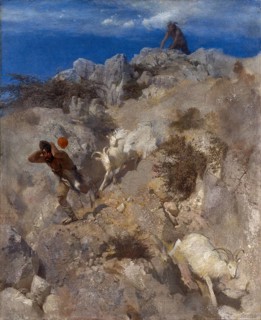 Arnold Böcklin (born 16 October 1827, died January 1901), Swiss painter, draughtsman, graphic