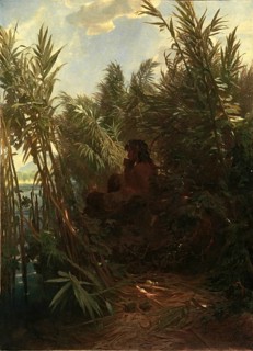 Arnold Böcklin (born 16 October 1827, died January 1901), Swiss painter, draughtsman, graphic