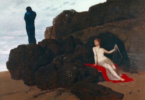 Arnold Böcklin (born 16 October 1827, died January 1901), Swiss painter, draughtsman, graphic