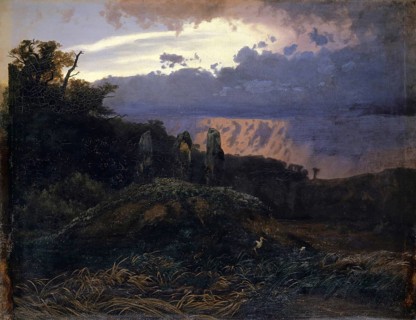 Arnold Böcklin (born 16 October 1827, died January 1901), Swiss painter, draughtsman, graphic