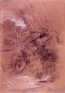 Arnold Böcklin (born 16 October 1827, died January 1901), Swiss painter, draughtsman, graphic