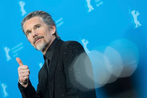 Ethan Hawke during a photocall for the film The Widget at the Berlinale at the Hyatt Hotel Berlin