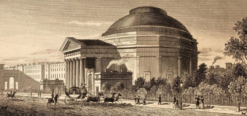 Coliseum in London West End, also Coliseum Theatre, Theatre, Regent's Park, England, dome building,