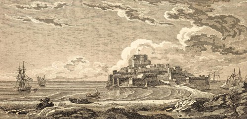 Cityscape of Peñíscola, Castellón, Peniscola, Spain, Mediterranean, fort, medieval fortress,