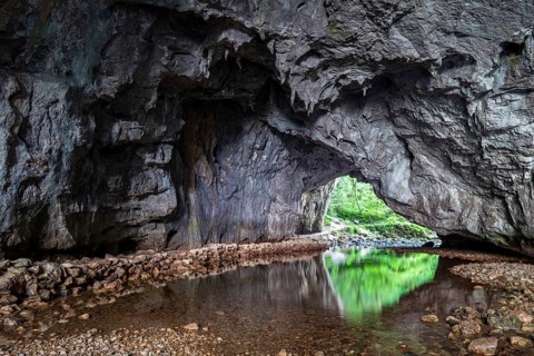 Zelske Jama cave, Rak river, Rakov Skocjan, Notranjska region, Slovenia