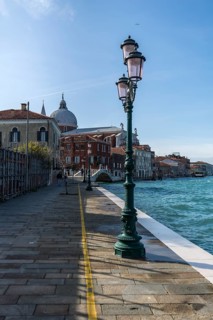 Quay overlooking Chiesa del Santissimo Redentore Church of the Most Holy Redeemer, on Guidecca