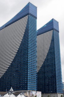 Batumi, Georgia. July 21st 2025. The Orbi City hotel and apartment buildings, in Batumi on the