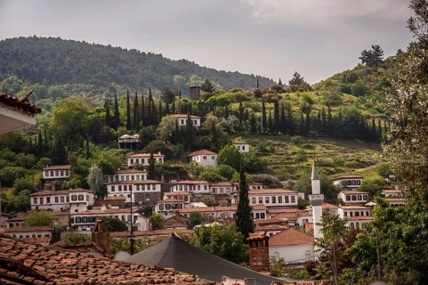 Sirince Village, Selcuk, Izmir Turkey. May 1st 2017. Sirince a pretty hillside Village near Selcuk