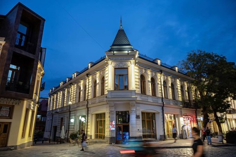Tbilisi, Georgia. September 4th 2025 New Tiflis, or Tbilisi at night, is a pedestrian street on