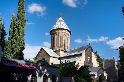 Tbilisi, Georgia. September 12th 2025 The Sioni Cathedral of the Dormition is a Georgian Orthodox