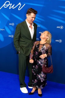 Wolfram Grandezka and Christine Ursprung, BLUE HOUR, Photo Call, Hotel Telegraph Office, Berlin, 13