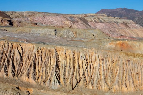 Kearny, Arizona - A part of Asarco's huge Ray Mine, one of the largest copper mines in the U.S.