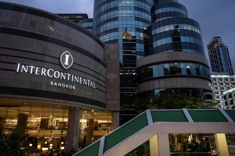 Bangkok, Thailand. March 26th 2025. The Bangkok Intercontinental Hotel is set in the commercial