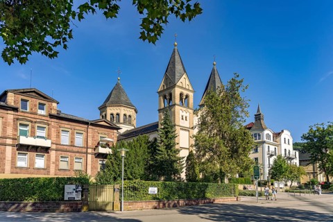 The Protestant Church of the Redeemer in Bad Kissingen State Bath, Lower Franconia, Bavaria,