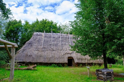 Bajuwarenhaus, Bajuwarensiedlung, Freilichtmuseum, excavation, archaeology, Kirchheim, Upper