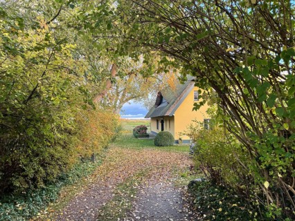 Künstlerdorf and Baltic resort Ahrenshoop, architecture, tradition, houses with thatched roofs,