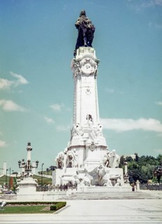 Monument to the Marquês de Pombal, Avenida da Liberdade, Eduardo VII Park, Lisbon, Portugal, Europe