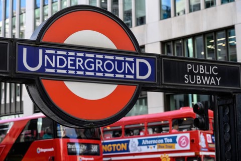 London, UK. January 30th 2025. An iconic London Underground sign, part of the London transport