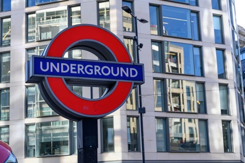 London, UK. January 30th 2025. An iconic London Underground sign, the famous logo is a symbol of