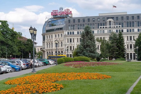 Sofia, Bulgaria. June 21st 2025. The Grand Hotel Bulgaria, a luxury five star hotel beside the City