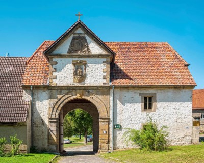 Gatehouse of Hedersleben Abbey, Saxony-Anhalt, Germany