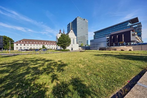 MaxCologne high-rise building, Lanxess, corporate headquarters, Lanxess Tower, Alt St. Heribert