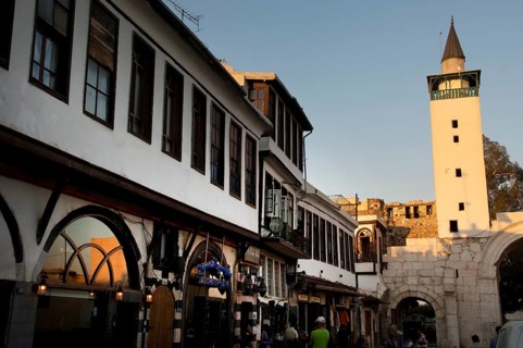 Damascus, Syria. July 28th 2010 Bab Sharqi, The East gate of Damascus Old City, Syria