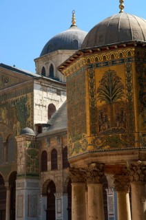 Damascus, Syria. March 14th 2011 Inside the courtyard of the grand Umayyad Mosque, Damascus Old