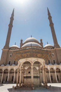 Muhammad Ali Mosque, an iconic historical landmark overlooking the Egyptian capital from the