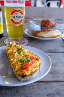 Brot mit Obazdn', food, Camba Brauerei, Seeon, Chiemgau, Upper Bavaria, Bavaria, Germany