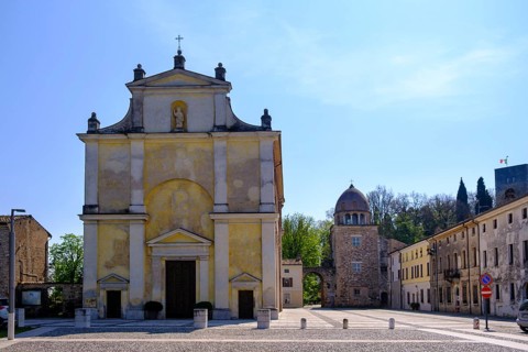 San Nicola Church, Piazza Castello, Solferino, Colli Mantovani, Lombardy, Province of Brescia,