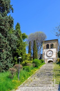 Clock Tower, Castello, Castiglione delle Stiviere, Colli Mantovani, Lombardy, Province of Brescia,