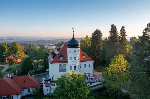 Parkvilla, Bad Heilbrunn, Upper Bavaria, Bavaria, Upper Bavaria, Bavaria, Germany